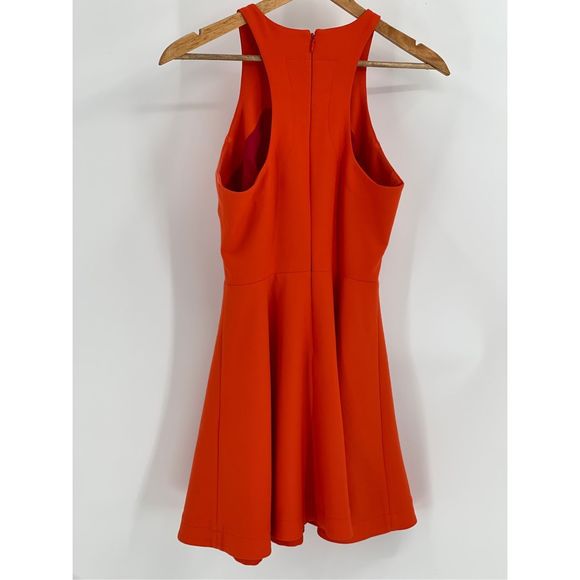 Eliabeth and‎ James Dress Orange Tank Women 4 Skater A Line Sleeveless Racer - Picture 8 of 12